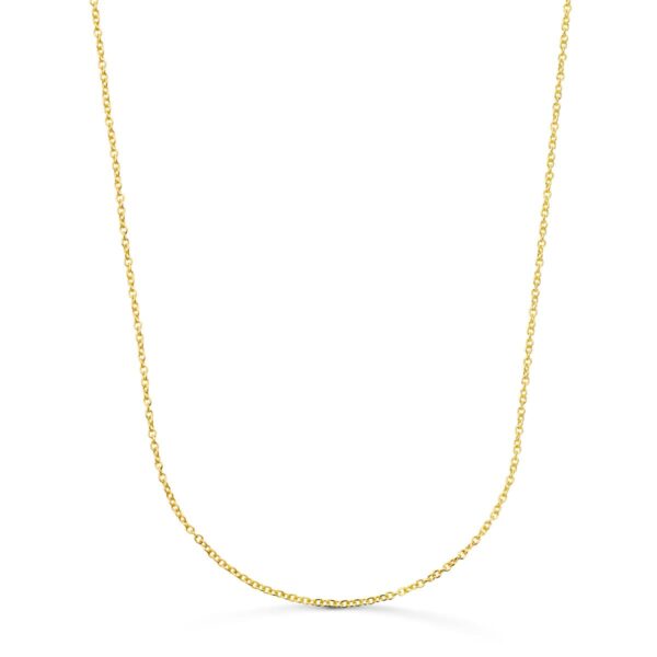 18K CADENA ORO AMARILLO ROLO MACIZA ANCHO: 1,2MM LARGO: 50CM