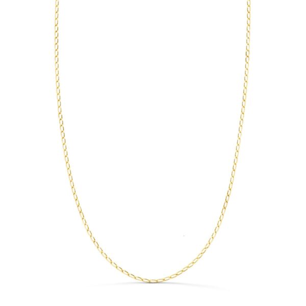 18K CADENA ORO AMARILLO BILBAO MACIZA ANCHO: 1MM LARGO: 50CM