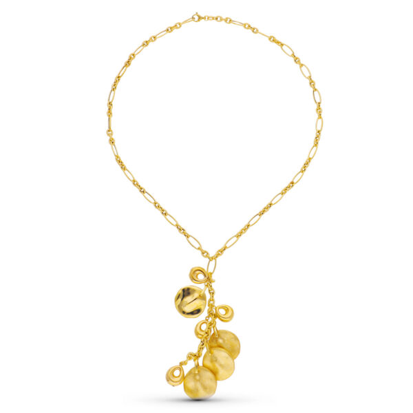 18K GARGANTILLA ORO AMARILLO COLGANTE