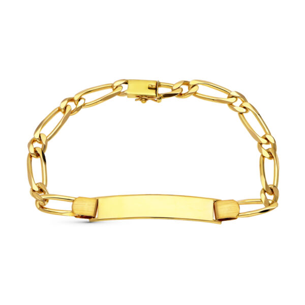 18K ESCLAVA ORO AMARILLO CABALLERO