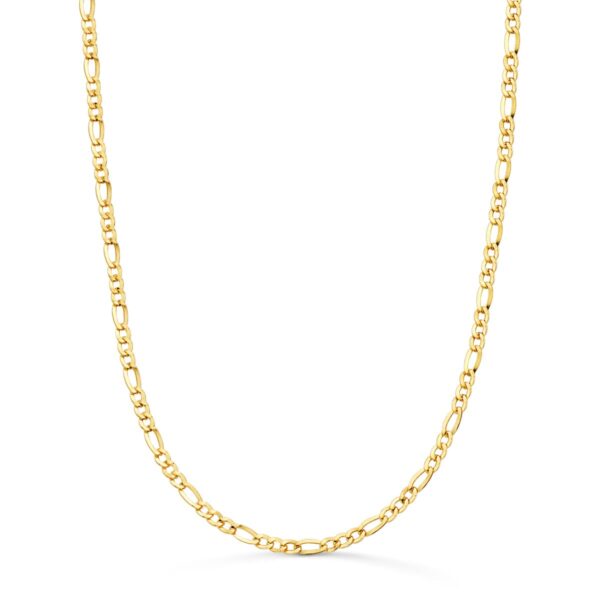 18K CADENA ORO AMARILLO CARTIER HUECA ESLABON PLANO ANCHO: 2.2MM LARGO: 60CM